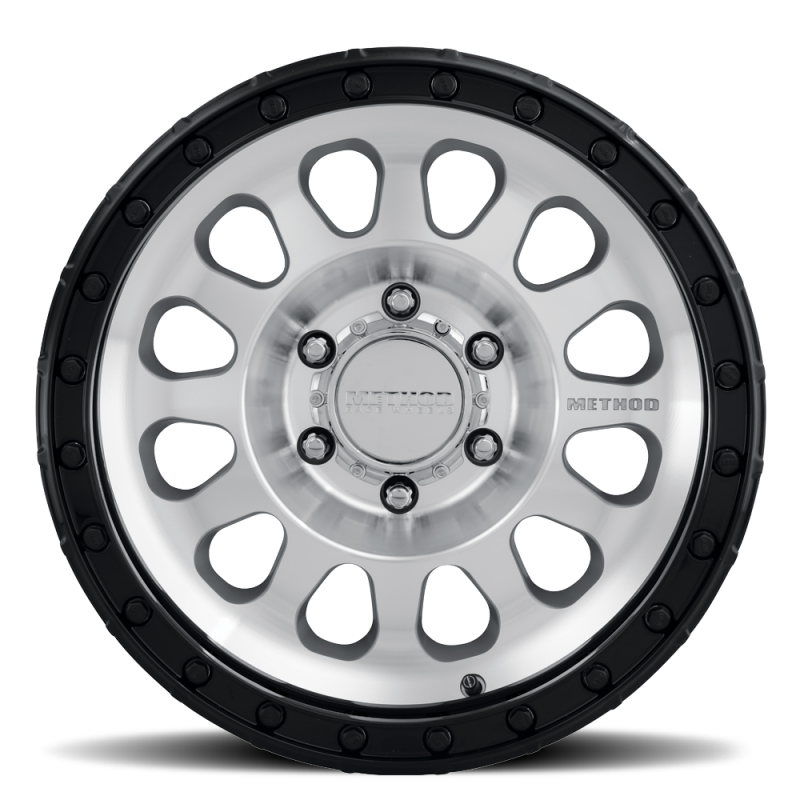Method MR315 17x8.5 0mm Offset 8x170 130.81mm CB Machined Wheel - Gloss Black Lip