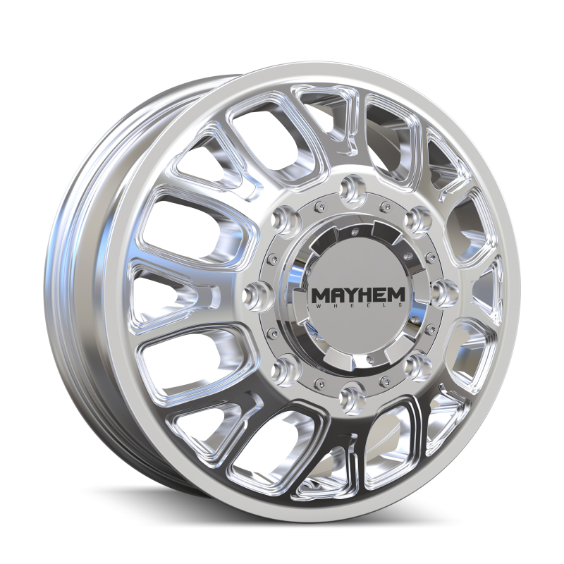 Mayhem 8107D Cogent Dually 17x6.5 / 8x200 BP / 125mm Offset / 142mm Hub Polished Wheel