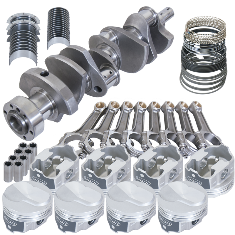 Eagle Chevy 454 1Pc 4.000in Crank 6.135in I-Beam Rods 18.3cc 4.310in Pistons Rotating Assembly
