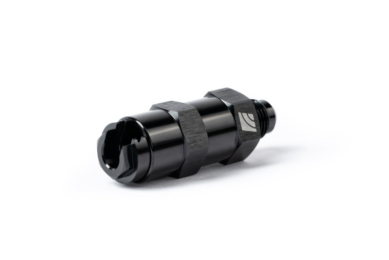 AMS Performance 5/16 Quick Connect to -6AN Inline Fuel Pulsation Damper w/ -6AN Fuel Line