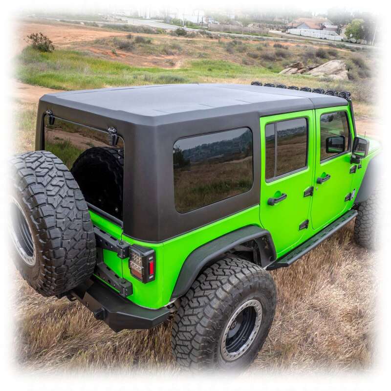 Turn Offroad 2007-2018 Jeep JK 4 Door Squareback Hardtop 2 piece Primer (Paintable)