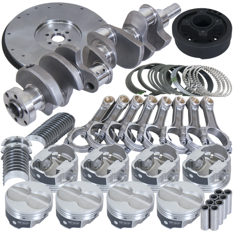 Eagle Ford 302 3.400in Crank 5.400in I-Beam Rods 4.040in Pistons 164 Tooth FW Balanced Assembly