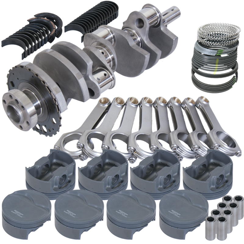 Eagle Chevy LS3 4.000in Crank 24 Tth Reluctor 6.125in H-Beam -14cc 4.070in Pistons Rotating Assembly