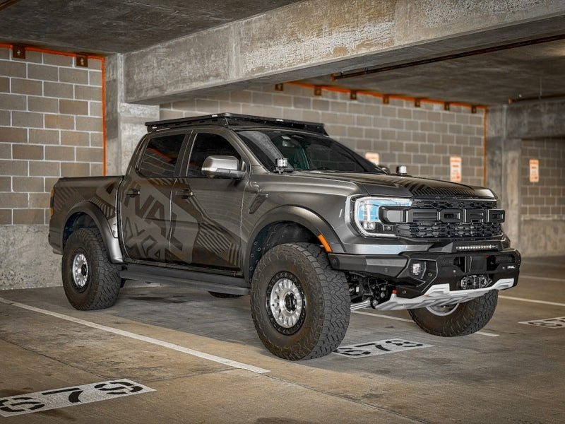 RIVAL 24-26 Ford Ranger Raptor Front Aluminum Bumper w/Winch Mount and Recovery Points