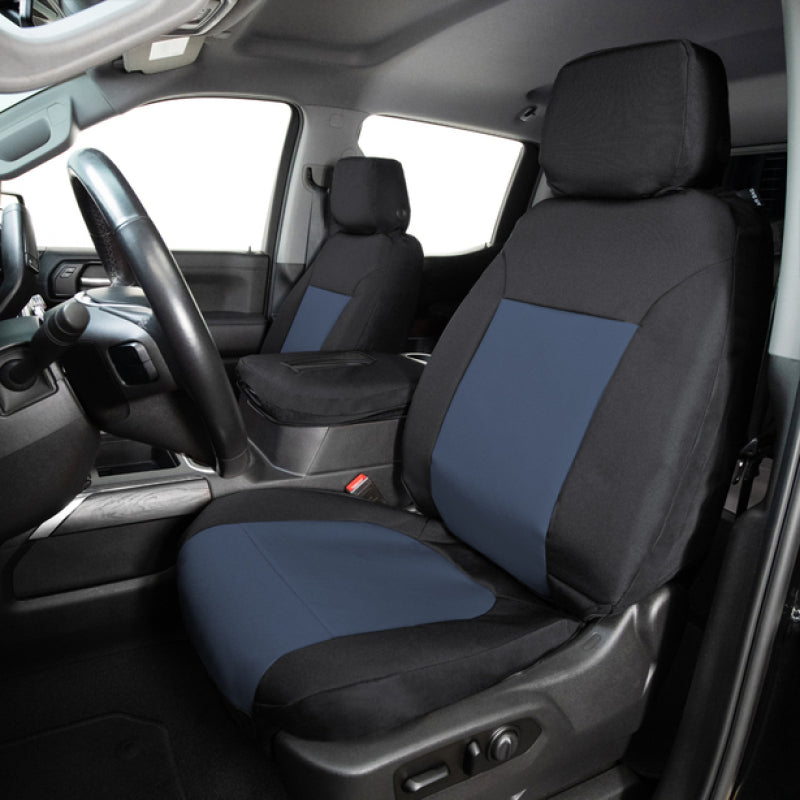 Covercraft 98-03 Chevrolet S10 Custom Endura Front Seat Covers - Navy/Black