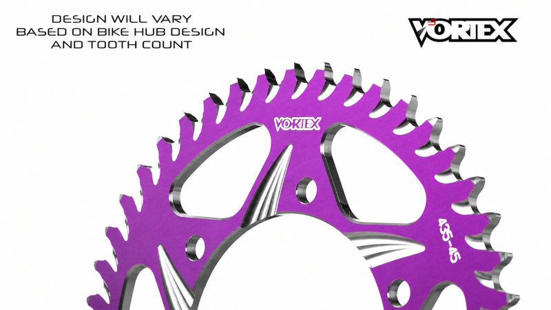 Vortex Racing 39 Tooth 520 Rear Sprocket - Purple