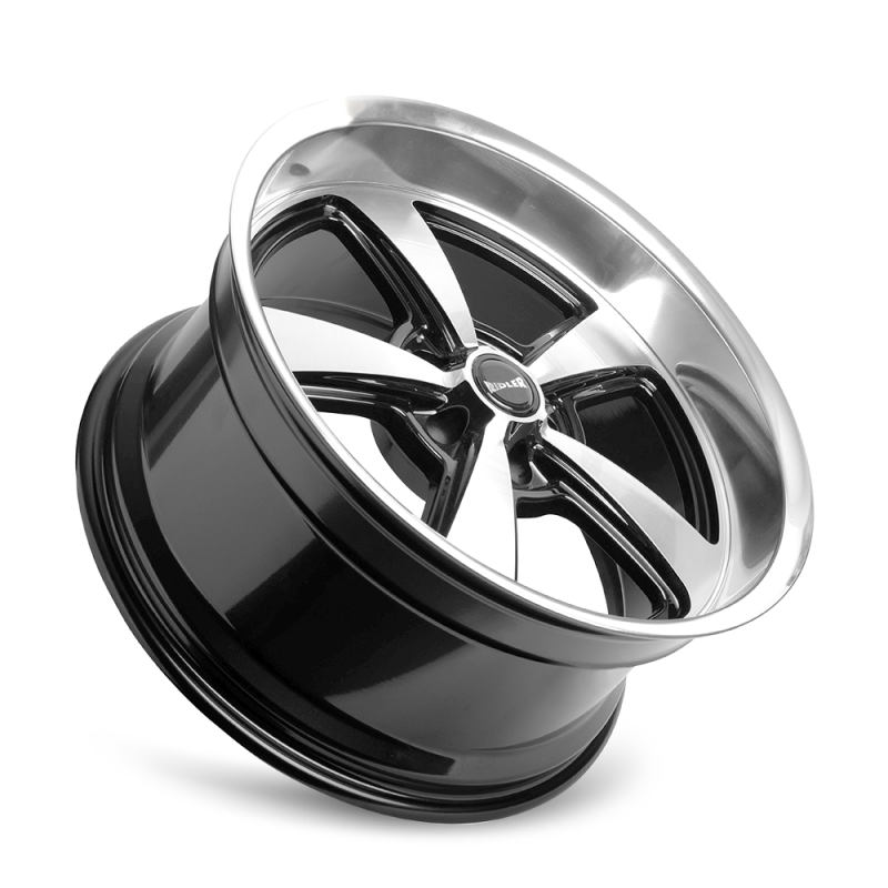 Ridler 652 20x10 / 5x127 BP / 0mm Offset / 83.82mm Hub Gls Blk w/ Diamond Cut Face & Lip Wheel