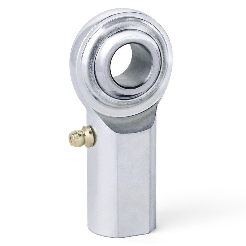 QA1 C Series 2-Pc Rod End - Female/Right Hand - .5in Bore x 1/2-20 w/Zerk - Carbon Steel