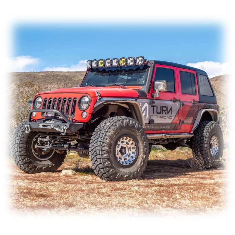 Turn Offroad 07-18 Jeep JK 2 Door Fastback Hardtop 4-Piece White