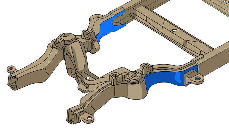 Rustbuster Front Frame Section Left Side