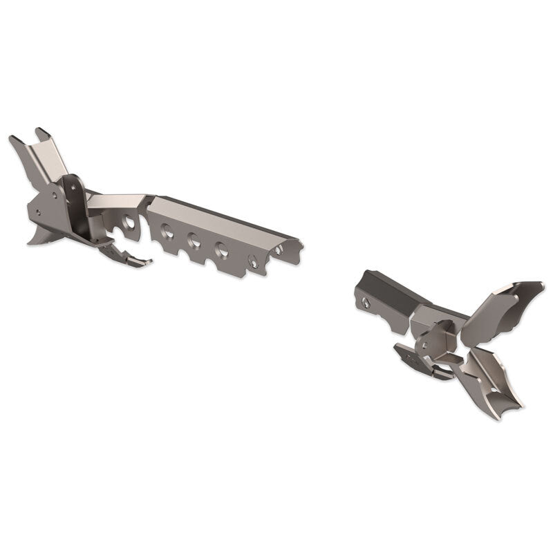 Artec Industries 07-18 Jeep Wrangler JK Apex Front Axle Armor Kit D30 - Raised Tracbar