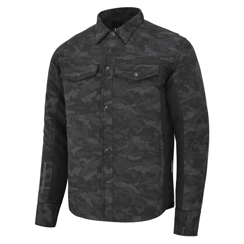 Speed and Strength True Grit Mesh Moto Shirt Reflective Camo/Black - Small