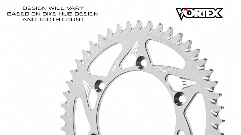Vortex Racing 38 Tooth 520 Rear Sprocket - Silver