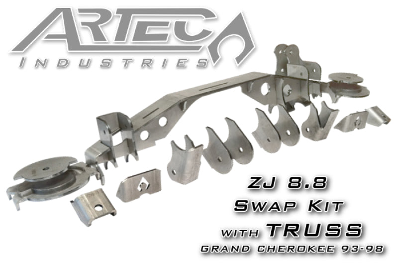 Artec Industries 1993-1998 Jeep Grand Cherokeezj 8.8 Swap Kit With Truss For Grand Cherokee (93-98)