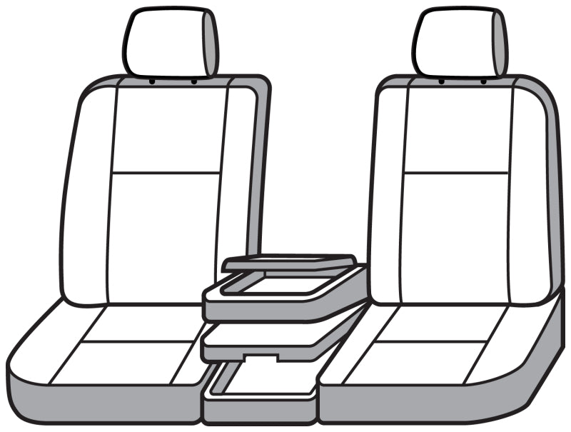 Covercraft 17-19 Chevrolet Silverado Carhartt Super Dux SeatSaver Frt Row Custom Seat Cover -Gravel
