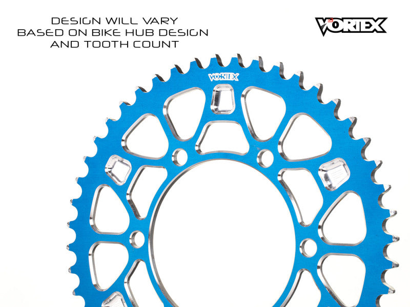 Vortex Racing V4 45 Tooth 520 Rear Sprocket - Blue