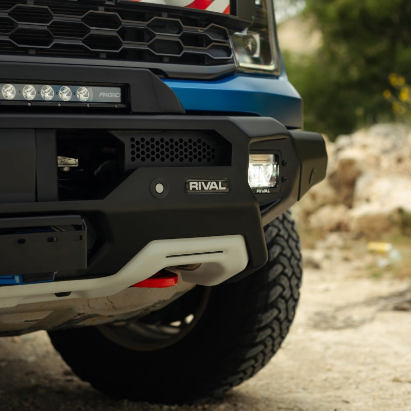 RIVAL 24-26 Ford Ranger Raptor Front Aluminum Bumper w/Winch Mount and Recovery Points