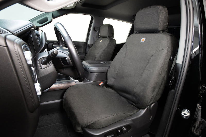 Covercraft 16-23 Toyota Tacoma Carhartt Super Dux SeatSaver Front Row Custom Seat Cover - Gravel