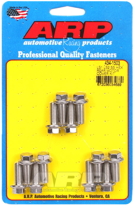 ARP Chevy LS1 LS2 SS Rear Hex Motor Cover Bolt Kit