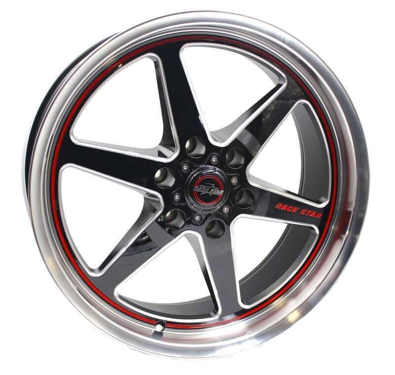 Race Star 93 Truck Star 17x7 6x135BC 4.00BS Black/Machined Wheel