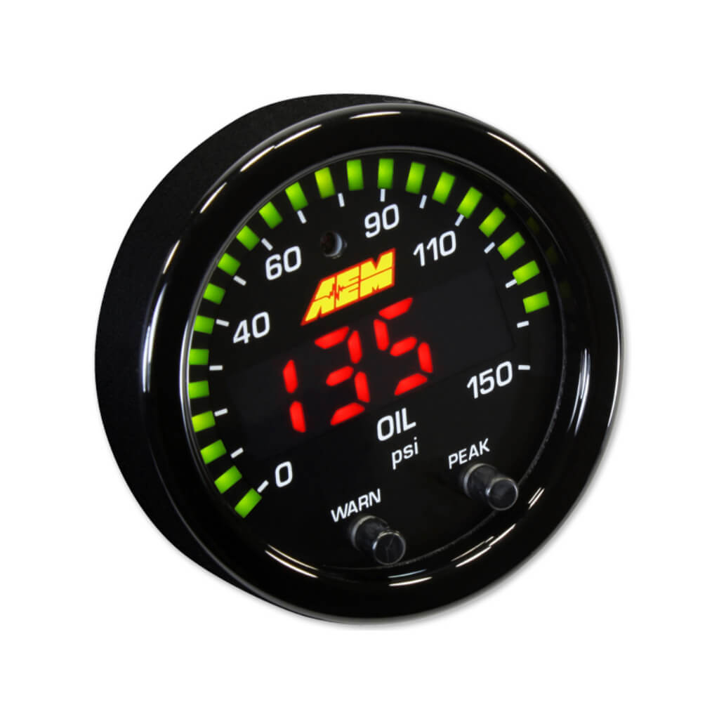 AEM 30-0307 Oil Pressure Gauge X-Series Photo-1 