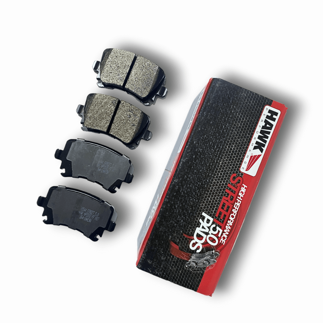 HAWK HB544B.628 Brake Pads HPS 5.0 Rear for VW Golf GTI 2.0 2006-07 / AUDI A3 8P / Quattro / TT 8J 2.0T (310mm) Photo-3 