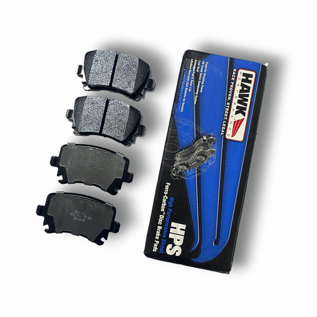 HAWK HB544F.628 Rear brake pads for VW Golf GTI 2.0 2006-07 / AUDI A3 8P / Quattro / TT 8J 2.0T (310mm) Photo-3 