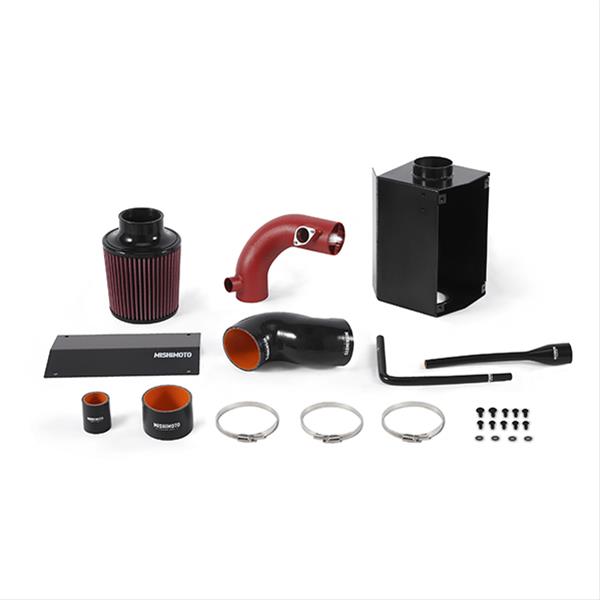 MISHIMOTO MMAI-MIA-16WRD MAZDA Miata Performance Air Intake, 2016+ Wrinkle Red Photo-1 