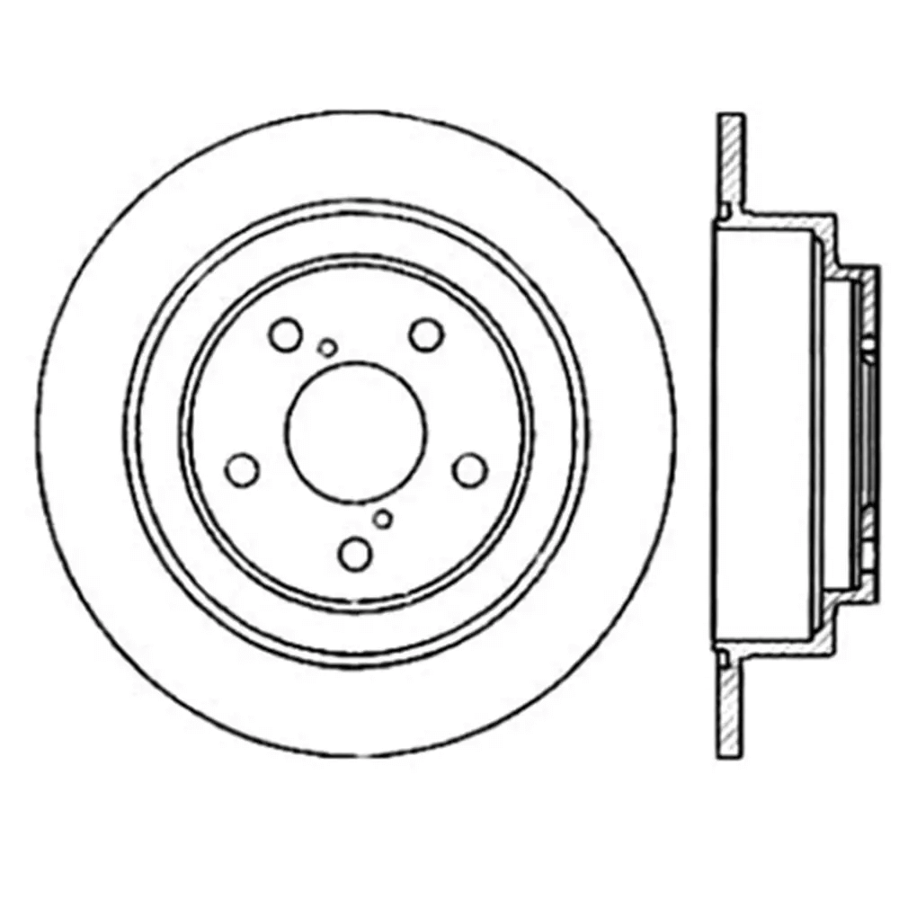 STOPTECH 126.47011SL Rear StopTech Sport Slotted Rotor Left SAAB/SUBARU 9-2X/Forester/Impreza/Legacy 1990-2008 Photo-6 