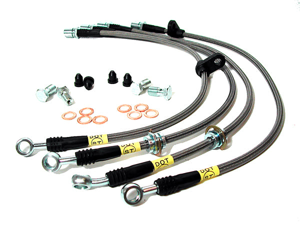 STOPTECH 950.34505 Rear Stainless Steel Brake Line Kit BMW 323Ci/323i/325Ci/325i 1999-2006 Photo-1 