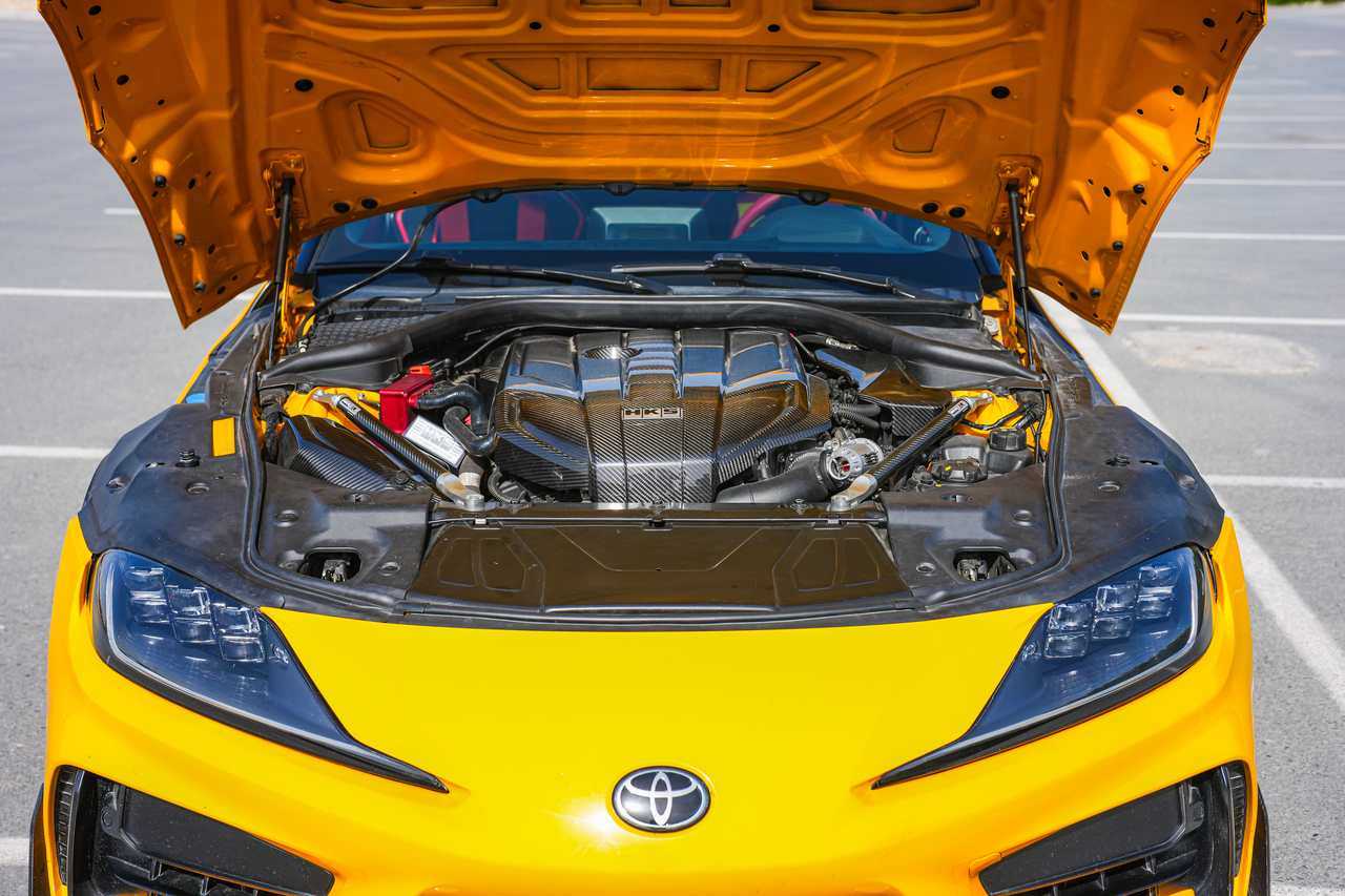Underhood Space of the TOYOTA SUPRA GR | ATOMIC-SHOP