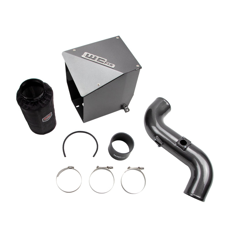 Wehrli 11-16 Chevrolet 6.6L LML Duramax Driver Side 3in Intercooler Pipe - Semi Gloss Black