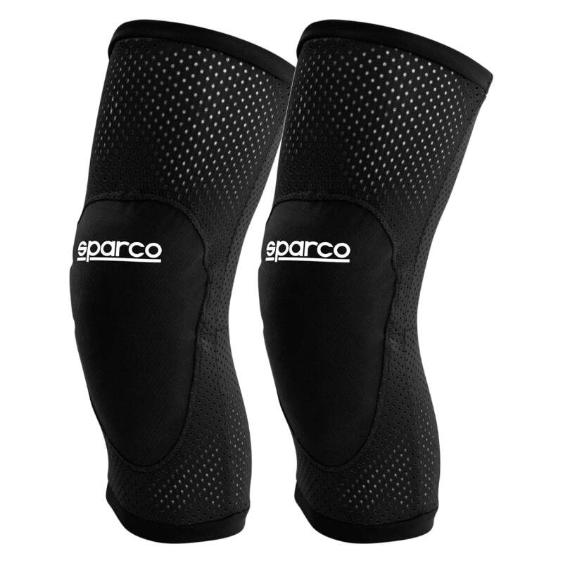 Sparco Kart Knee Pads - Black (Medium)