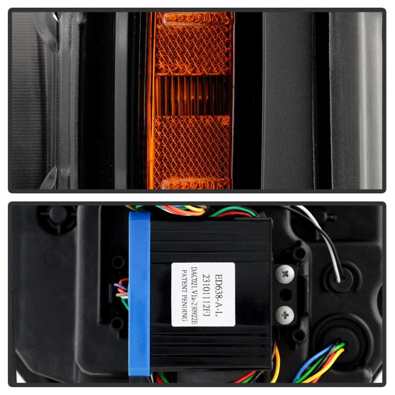 Spyder 21-24 Ford Bronco High-Power LED Headlights - Black (PRO-YD-FB21LEDAP-SEQSBGR-BK)