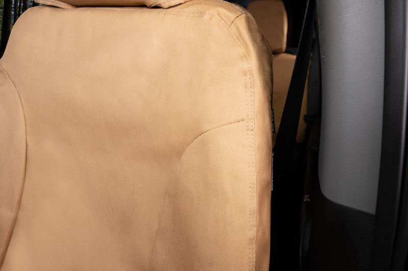 Covercraft 19-23 Ford Transit Polycotton SeatSaver Custom Third Row Seat Covers-Tan