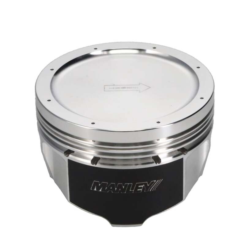 Manley 4.6L Ford Modular (2/4 Valve) 3.552in Bore 1.2in CD 11cc Turbo Tuff Dish Pistons - Set of 8