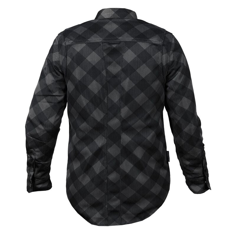 Speed and Strength Cross My Heart Moto Shirt Womens Black - Large