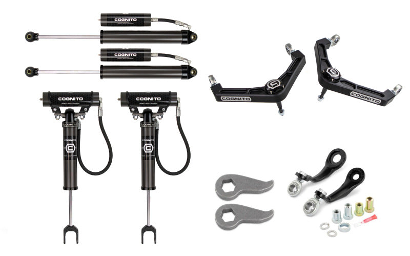 Cognito 20-26 Chevrolet Silverado 2500 HD 3in Premier Billet UCA Leveling Kit w/ 2.0 RR Shocks