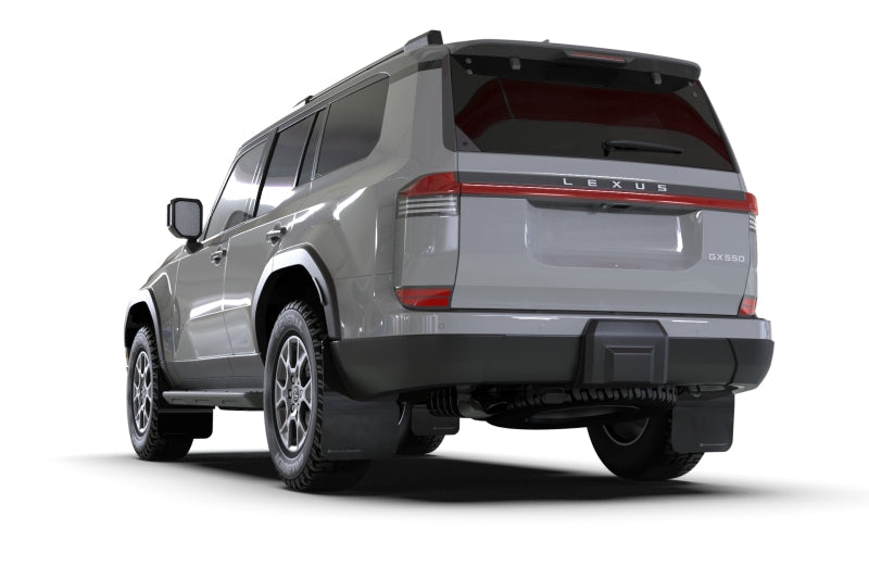 Rally Armor 24-25 Lexus GX 550 Luxury Premium Black Mud Flap - Silver Logo