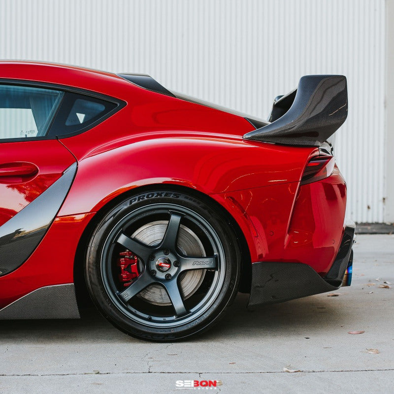 Seibon 2020 Toyota Supra TD-Style Carbon Fiber Rear Spoiler