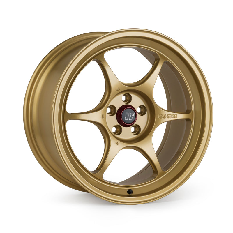 Enkei PF06 19x8 5x114.3 45mm Offset 75mm Bore Gold Wheel (MOQ 40)