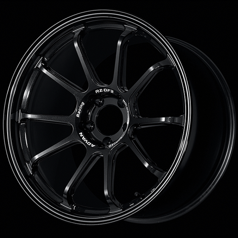 Advan RZ-DF2 19x10.0 / +35 Offset / 5x114.3 / 73mm Bore / Racing Titanium Black