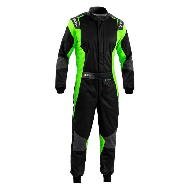 Sparco Suit Futura Size 64 Black/Green