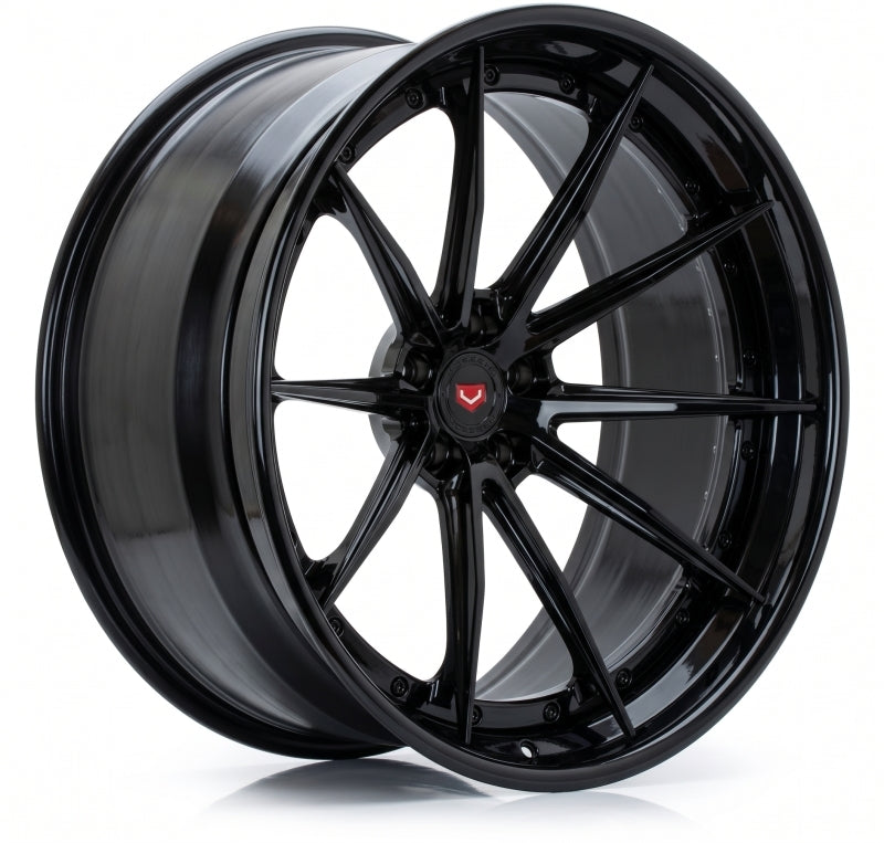 Vossen VPS-1 - 22x12.5 - ET37 - 5x120 - 70.1 - OEM CENTER NUT - GLOSS BLACK - Lamborghini Revuelto R