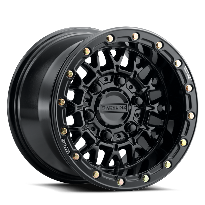 Raceline A15 Omega 15x10in / 4x156 BP / 10mm Offset / 132.5mm Bore - Gloss Black