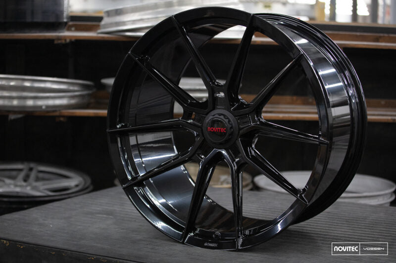 Vossen x Novitec NF10 21x9.5 ET:28 Gloss Black Ferrari SF90 Front Wheel