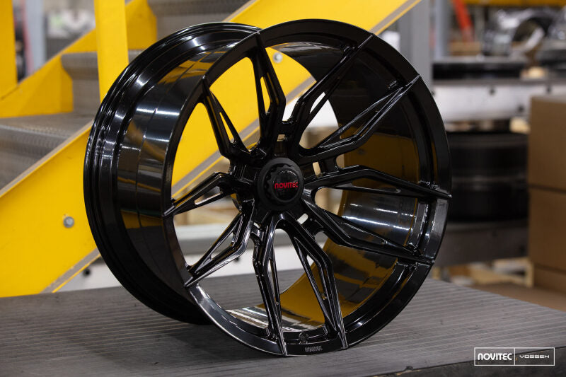 Vossen x Novitec NF11 22x11.5 ET:29 Gloss Black Ferrari 296 Rear Wheel