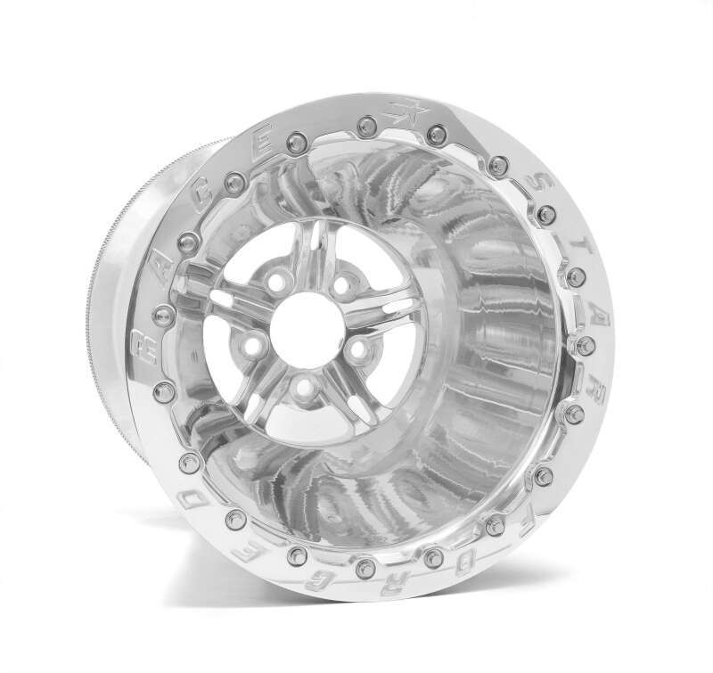 Race Star 63 Pro Forged DBL Sportsman 15x15 5.00BC 6.00BS Polished Wheel