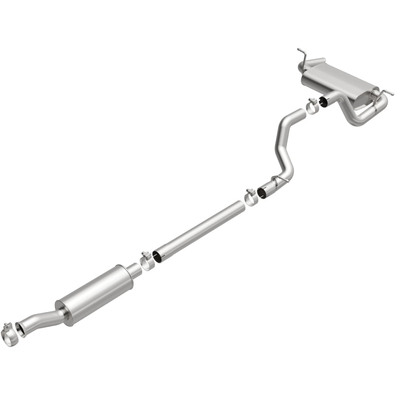 BRExhaust 18-24 Jeep Wrangler 3.6L Direct-Fit Replacement Exhaust System