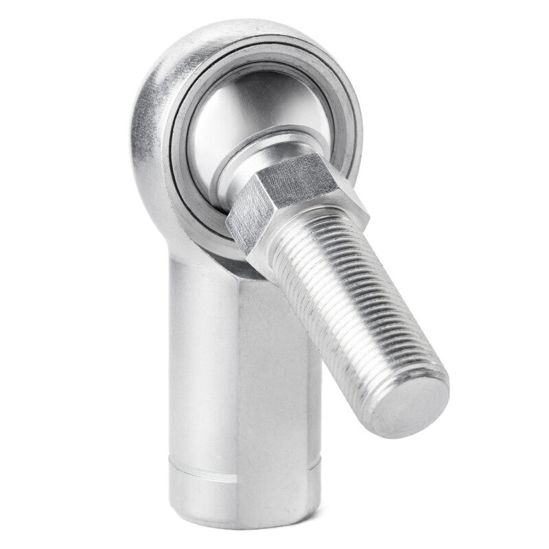 QA1 K Series 3-Pc Rod End - Female/Left Hand - .5in Bore x 1/2-20 w/Stud - Carbon Steel w/PTFE